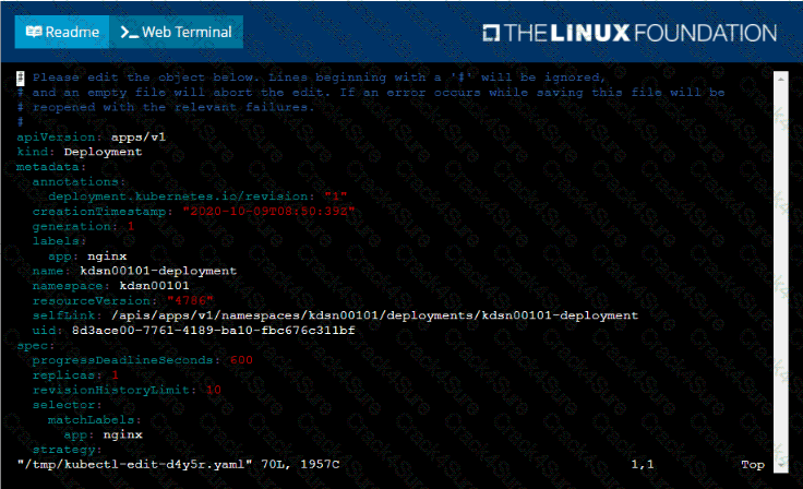 CKAD question answer